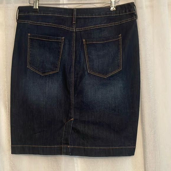 Rickie’s women’s denim button down skirt size 10 - Picture 2 of 4